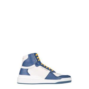 생로랑 남성 화이트 하이탑 스니커즈 610618_AAAI59083