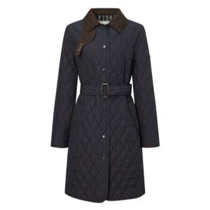 헤지스자켓 VQA HSJU5AC12N2 클래식 롱 퀼팅 점퍼 네이비