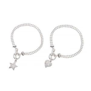 CRICRI 별 스타 스와로브스키 크리스탈 제작 팔찌