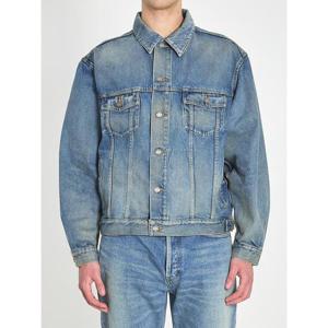 생로랑 데님 자켓 859157 BLUE