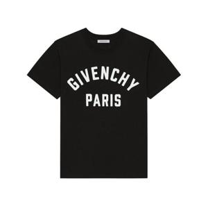 지방시 반팔 티셔츠 BM71NK3YRS004 BLACK WHITE DOM