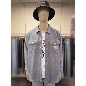 리바이스 남성  롱슬리브 워커 스트라이프 셔츠  003O2-0005 블루