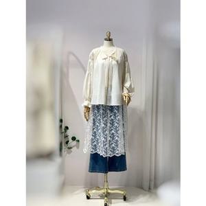 올리브데올리브 (OW5SO2140) 타이넥 블라우스레이스 슬립SET 원피스