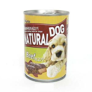 바이앤펫 내추럴 청크 1캔 400g 소고기 애견캔 강아지캔 반려견캔 애견캔간식 강아지캔간식 애견간식 강아지간식 반려견간식