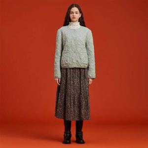 써스데이아일랜드 플라워 패턴 퀼팅 점퍼(T258MJP233W) 352940