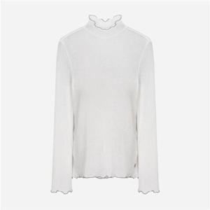 써스데이아일랜드 배색 인타록 터틀넥 티셔츠(T256MTS161W) 353073