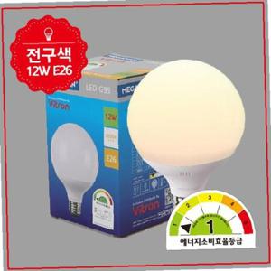 볼구 LED(1등급) MEGA 12W G95 전구 KS