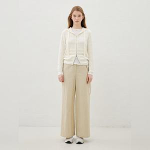 [올리브데올리브]코튼혼방 세미와이드 팬츠 OE6SL2050