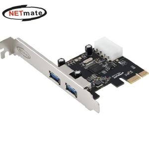 넷메이트 USB3.0 2포트 PCI Express 카드 슬림PC겸용 NM-PU32