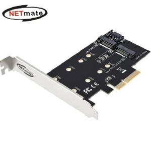 넷메이트 NVMe SATA M.2 SSD PCI Express 카드 NM-SRBM2