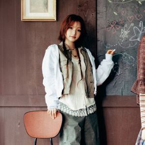 [써스데이아일랜드][KiiiKiii 착용] 가먼트 다잉 집업 점퍼(T256MJP903W)