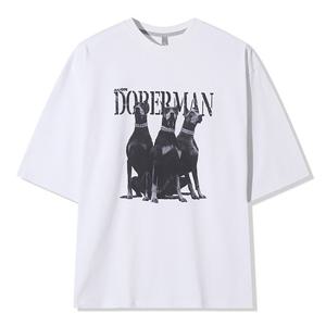 [리빌모아]남자 캐주얼 도베르만 라운드 반팔 티셔츠 AC-TSH-Q06