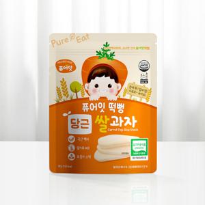 퓨어잇 떡뻥 유기농 당근 쌀과자 아이간식