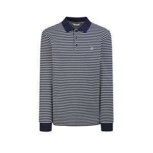 헤지스 남성 24FW 반값세일스테디셀러 네이비 스트라이프 면 긴팔카라티셔츠 WHTS4D303N3