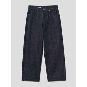 (356121CMMR) [에잇세컨즈] 워싱 와이드 테이퍼드 데님  네이비