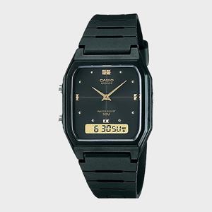 CASIO 카시오 AW-48HE-1A 남여공용 듀얼 학생 전자시계