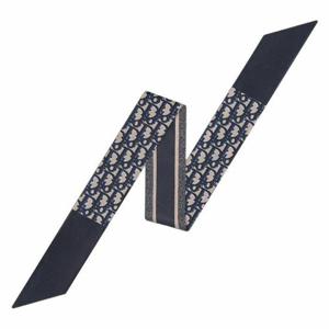 (명품) 디올 오블리크 미차 스카프 네이비 15DOB1