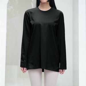 [제인코트(스포츠)]에어터치 라이트 루즈핏 긴팔티 GNA3404-BK