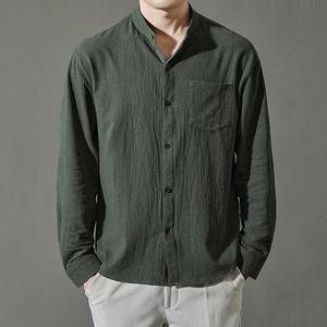 [더블디] 남성 3컬러 차이나카라 시원한 베이직셔츠 IS-JK35