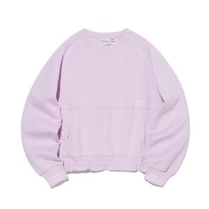 [인터크루]우먼스 로고 크롭 맨투맨 라일락 ITY1TM51ALI