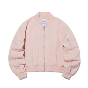 [인터크루]우먼스 크롭 항공 점퍼 핑크 ITY1UJ51APK