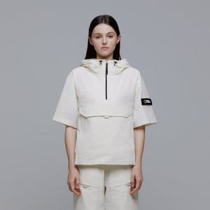 내셔널지오그래픽 N242UFT941 데일리 경량 우븐 스트레치 반팔 아노락 CRYSTAL BEIGE