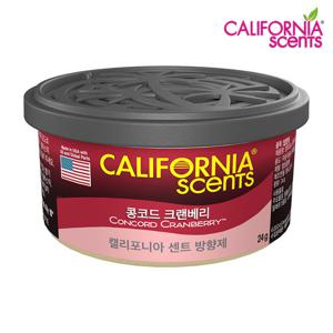 캘리포니아센트 차량용 캔 방향제  콩코드 크랜베리 24g X 1개