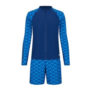 [아레나] A4BM1PC11 NVY  노블리 남성 레저 집업 래쉬가드 세트