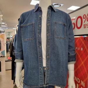 뱅뱅 HC21 가을공용오버핏청남방 NSKD60