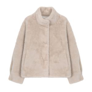 [에이비에프지]하이넥 보아 퍼 재킷 APY4HF05K