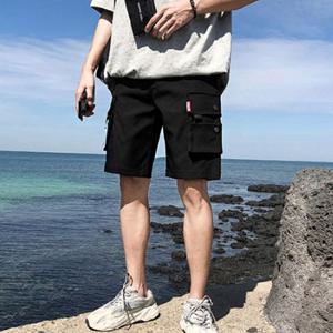 남자 허리 밴딩 카고 바지 예쁜 외출 패션 반바지