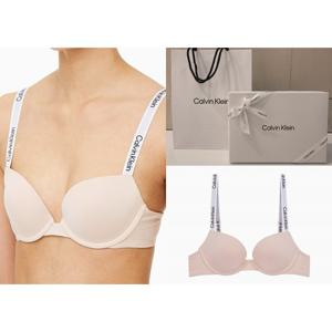 [캘빈클라인 언더웨어]여성 테일러드 로고 푸쉬업 브라 QF6866AD-TRN