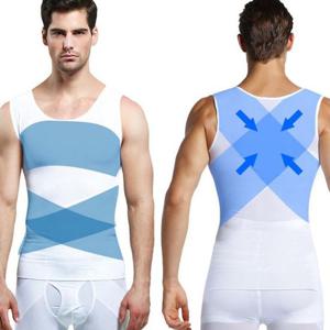 짐웨어 압박 속옷 남성용 가슴 배 강력 보정 나시