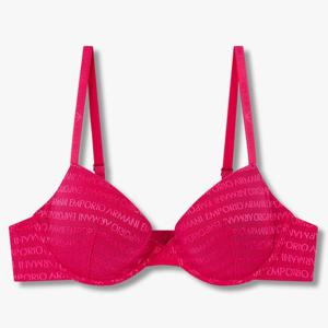 [엠포리오 아르마니 언더웨어]올오버 로고 매쉬 푸쉬업브라(0824385502)