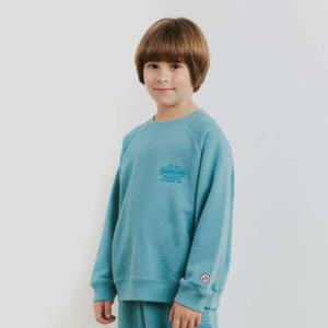 [차일디] 아웃도어프로덕츠키즈 (OD251IMM08-LBL) 백면 캠핑 그래픽 맨투맨 라이트블루