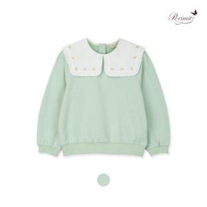 더센트럴 페리미츠 TC01 스프링 민트 카라 맨투맨 P2511T155