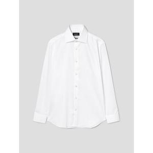 [갤럭시] 논아이론 순면 솔리드 레귤러핏 드레스 셔츠 - 화이트 (GA5164MR11)