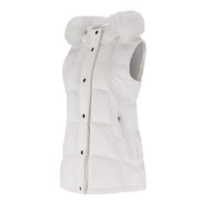 엘르골프 세이브존01 여성 폭스 FUR 긴기장 패딩 베스트 6I81403 101