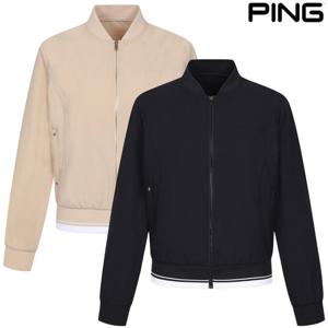 골프양말증정_PBS 여성 스터드 장식 홑겹 블루종 점퍼 121E1JP152