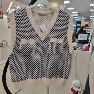 라티움(Destijl) HC34 봄,가을 간절기브이넥조끼 D2511Vt02