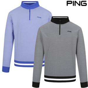 골프양말증정_PBS 남성 투톤 조직 반집업 긴팔 니트 111E1SR102