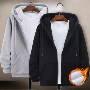 [다잇템]여자 박시핏 커플점퍼 보온 후드집업