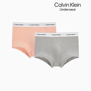 [캘빈클라인 언더웨어] 남성 아이콘 코튼 스트레치 2PK 트렁크 NB4391-VRU