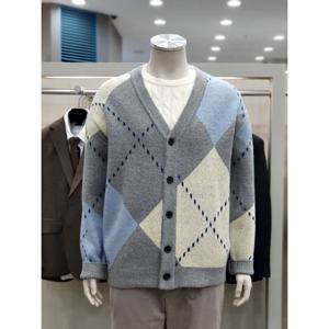 [파렌하이트]아가일 패턴 가디건 FJUCX8133 GY_DJ