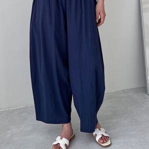 절개 블루머 항아리팬츠 통바지 ST230346