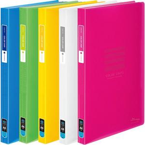 칼라칩 클리어화일 A4 40P 투명 청운