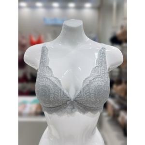 [바바라] ABR4934 민트그레이 레이스 노와이어 브라