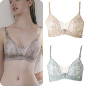 [비너스]C.D컵 저중심와이어 퍼펙트핏 허그브라 빅사이즈 90C 90D 95C VBR1804CD