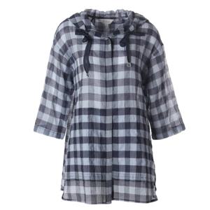 [펠리체조수니]면혼방 체크 여름점퍼 FLML265