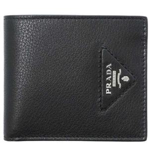 25SS 삼각 은장로고 반지갑 블랙 2MO513 2BBE F0002